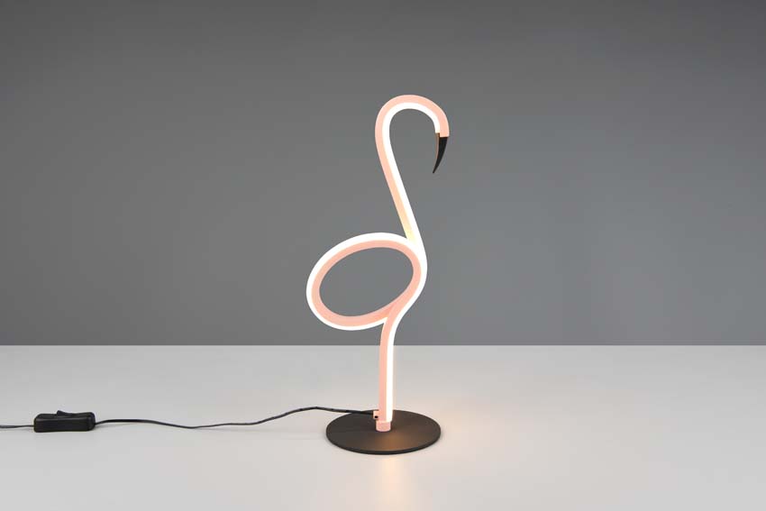 Tafellamp flamingo - roze - 35x14,5cm - LED - 1x6W - 3000K