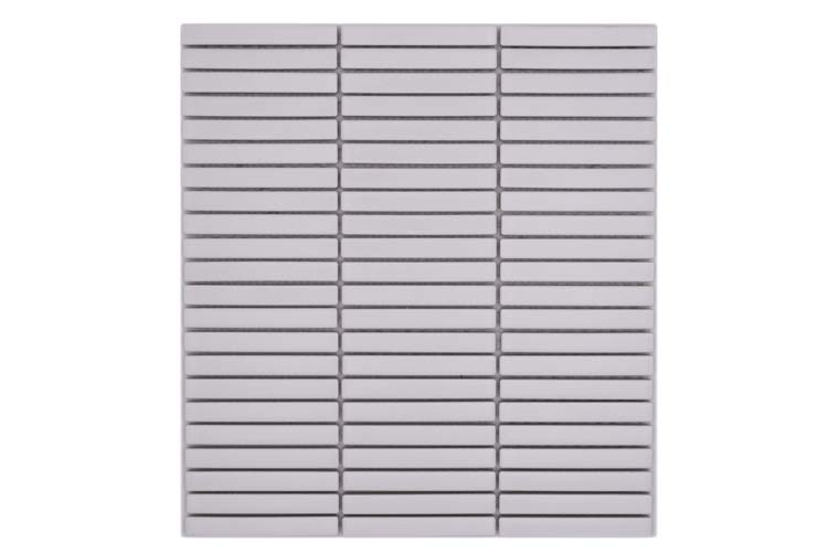 Mosaïque Finger blanc mat 28,2x30,8cm