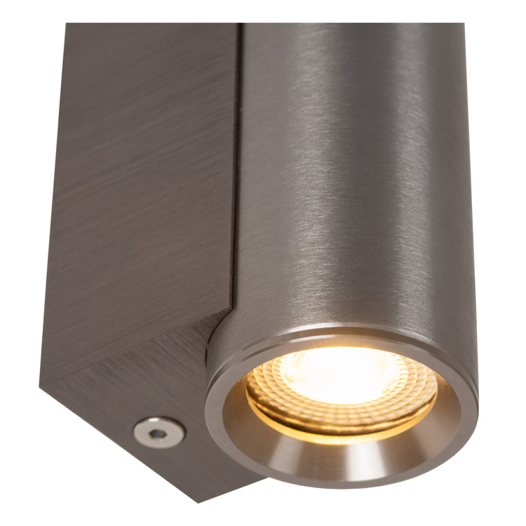 Wandspot Alba - grijs ijzer - GU10
