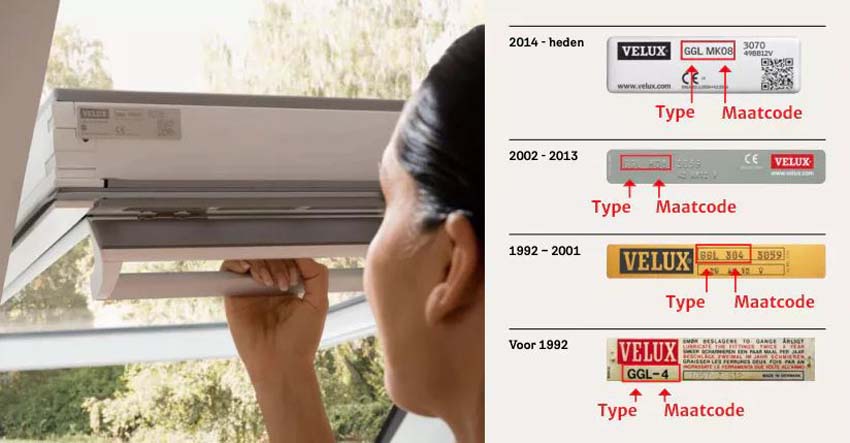 Rolgordijn Velux verduisterend handbediend beige MK08 1085S