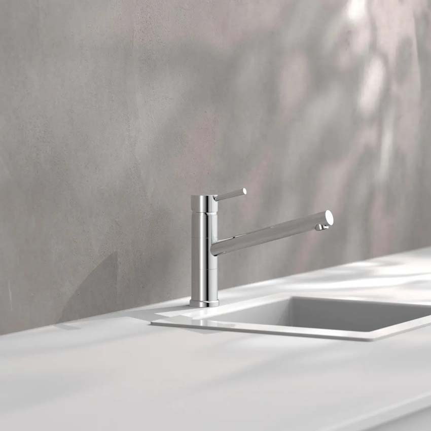 Robinet de cuisine Unai chrome basse pression