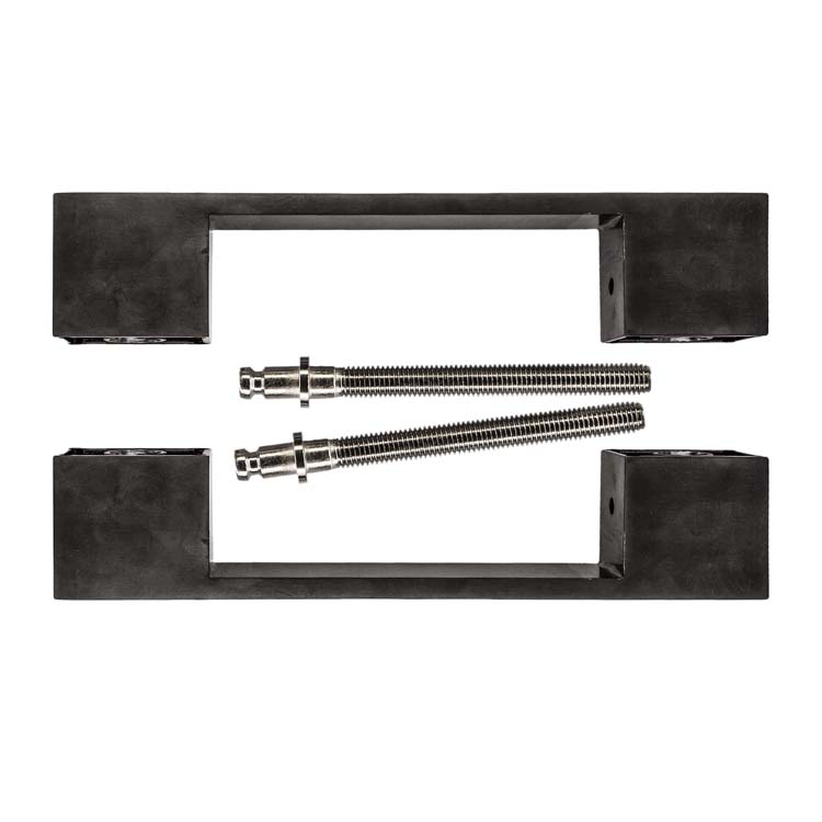 Trekker pro arezzo 180mm carb zwart paar deurdik>3cm