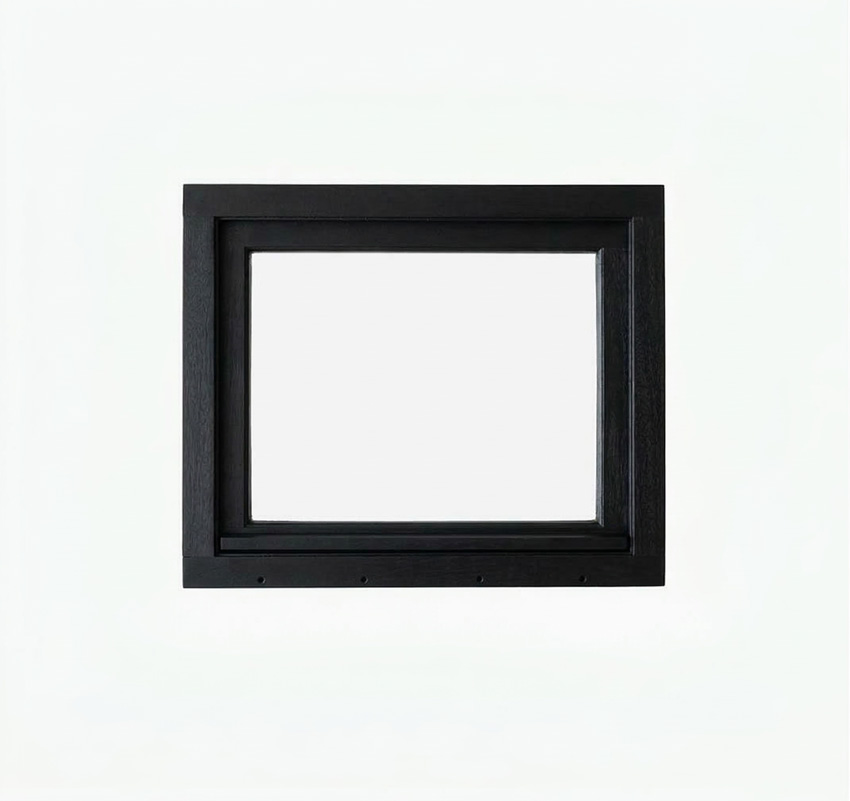 Valraam Trae Meranti hout 55mm zwart op maat