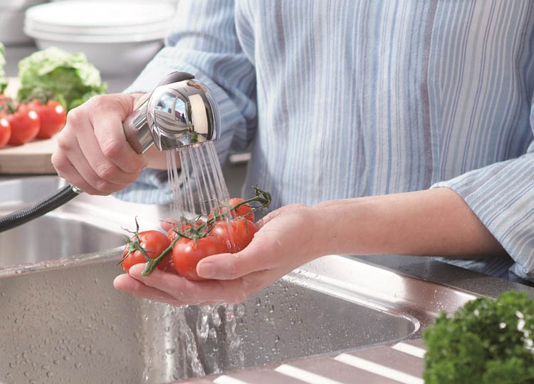 Robinet de cuisine Aiko chrome extractible