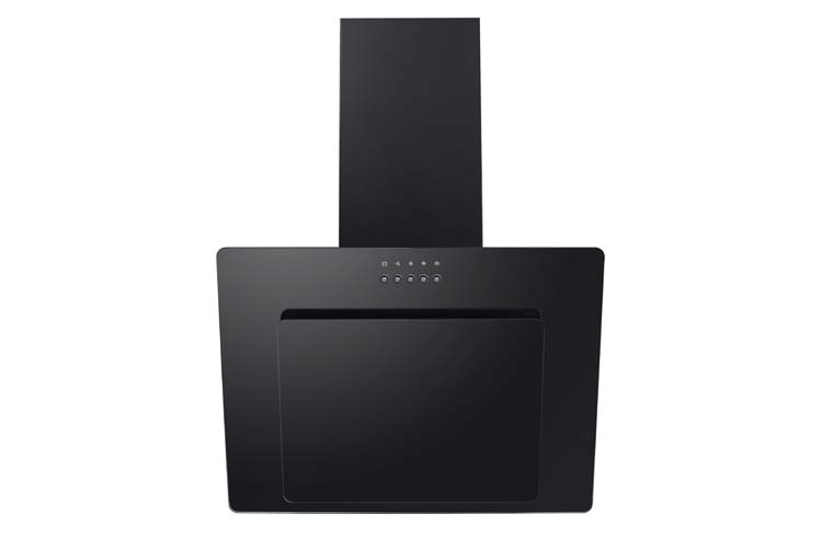 Cuisine bloc 320cm - Etna - noir - avec appareils et hotte noir