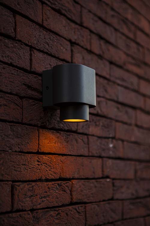 Eclairage extérieur lampe murale gris foncé GU10 7W Eclairage extérieur lampe murale gris foncé GU10 7W