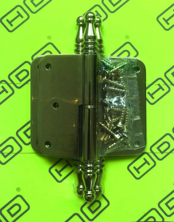 Paumelle pro elba 80x80x2.5 chieti tête titanium gauche 3pc+vis