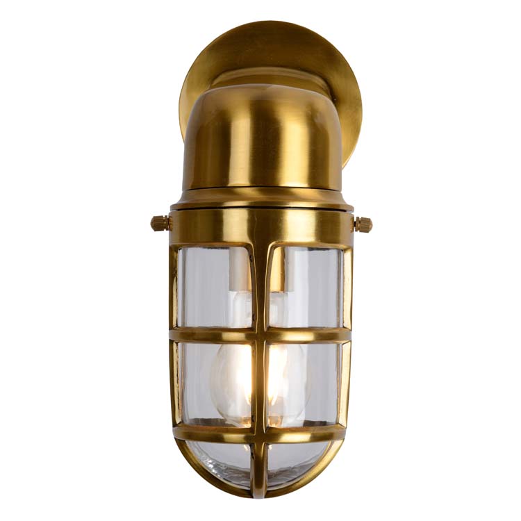 DUDLEY Buiten Wandlamp Down IP44 E27/60W Mat goud