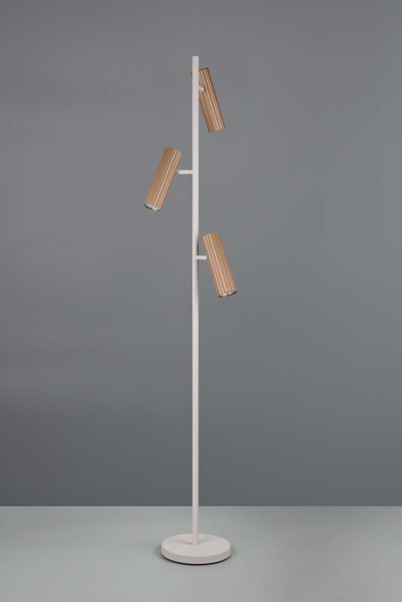 Lampadaire - Café - H150cm - Dimmable - GU10 - 3x10W
