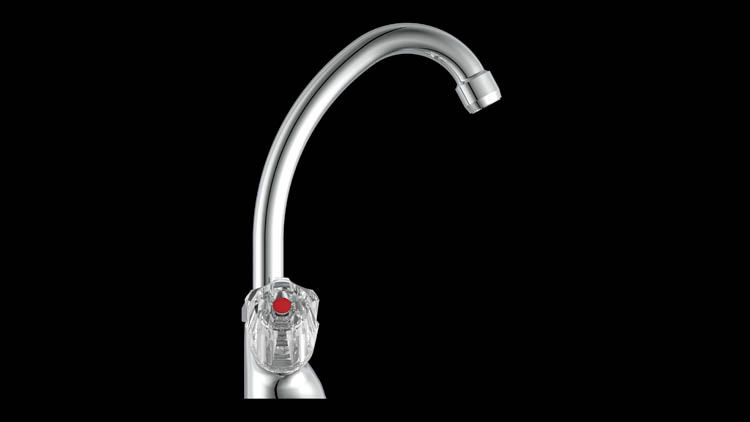 Wastafelkraan Seppe chroom