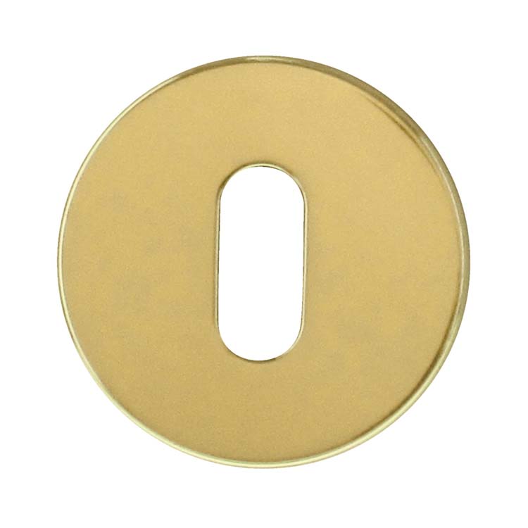Sleutelplaatje pro rond klik rozet 45mm koper