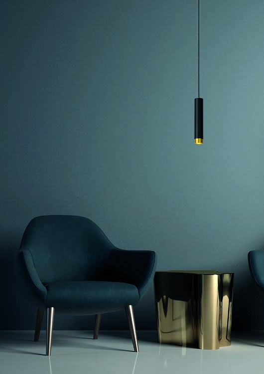 Hanglamp - zwart - Ø5,9cm - GU10 - 40W