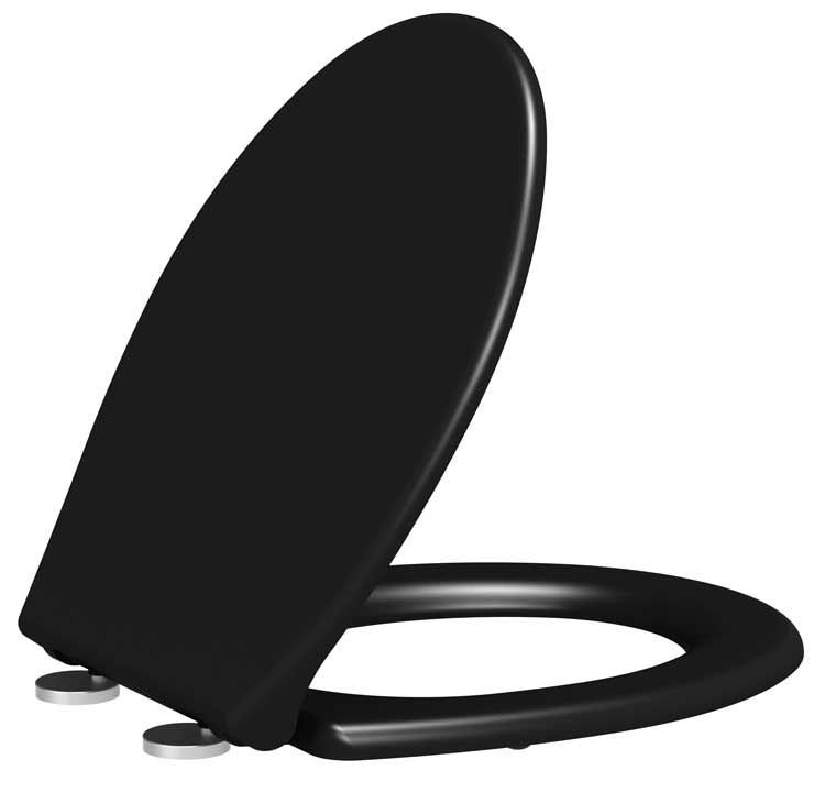 Wc-bril Allibert Dolceo mat zwart soft-close Wc-bril Allibert Dolceo mat zwart soft-close