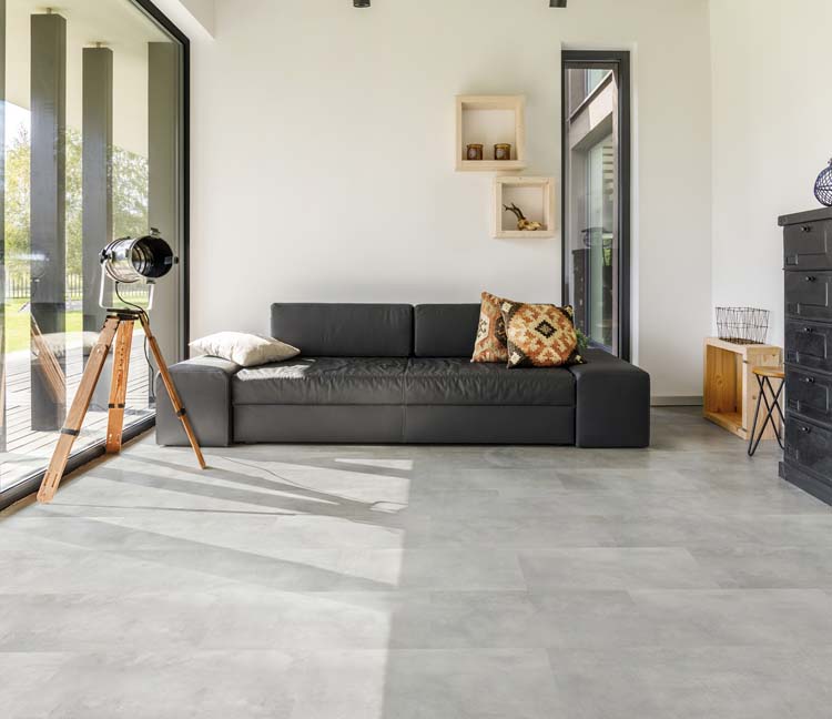 Sol vinyle Las Vegas dalle 4mm gris 95x47,5cm