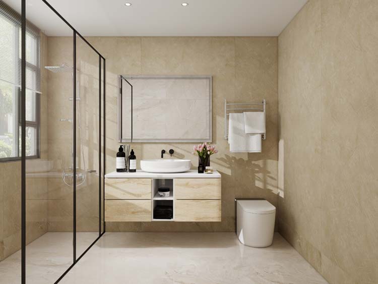 Panneau mural Italia SPC beige 90x260x0,4cm