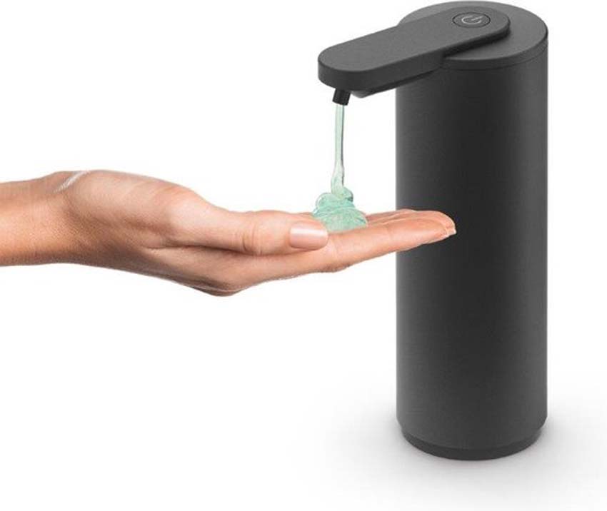 Zeepdispenser Zack Tervo RVS zwart 200ml met sensor