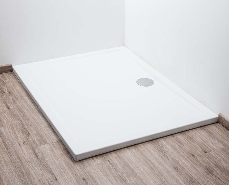 Receveur de douche Horst acrylique blanc mat 120x90cm
