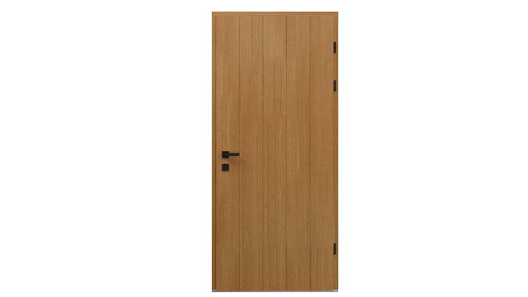 Houten buitendeur Duero meranti natuur 980x2180mm rechtstrekkend
