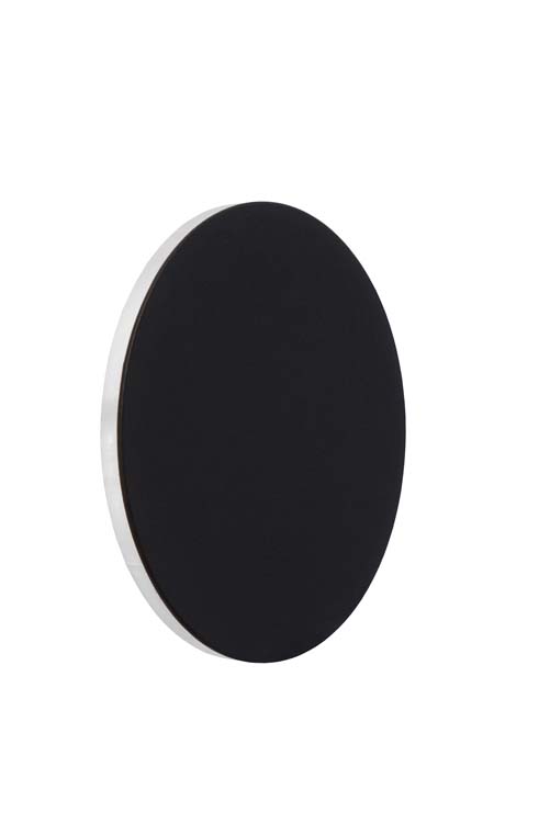 Applique murale - noir - LED - Ø15cm - 6W - 3000K
