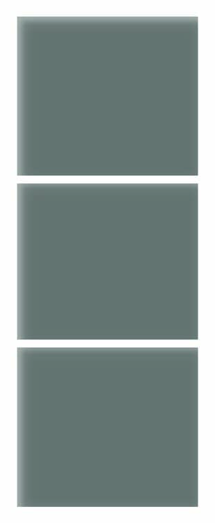 Feuille de porte steel look blanche 3 verre fumé 93 x 211,5 cm Feuille de porte steel look blanche 3 verre fumé 93 x 211,5 cm