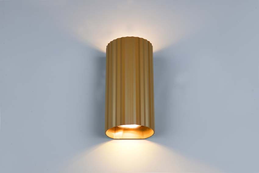 Wandlamp - Koffie - 9,5x18x8cm - Dimbaar - GU10 - 2x10W