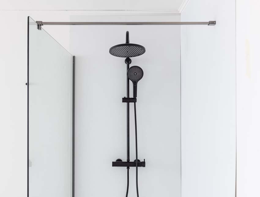 Panneau de douche Milo Slate SMC blanc mat 152,4x243,8cm