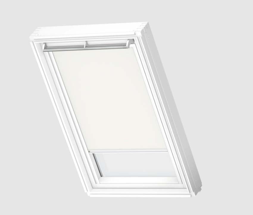 Store enrouleur Velux occultant à commande manuelle blanc SK01 1025SWL