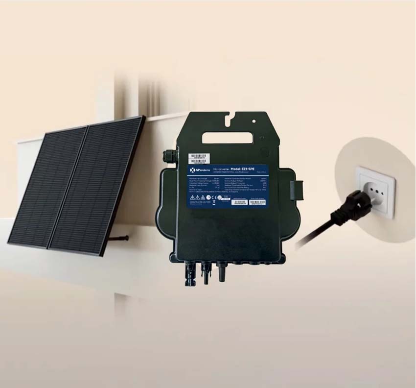 Set van zonnepanelen 800W full black - plug & play