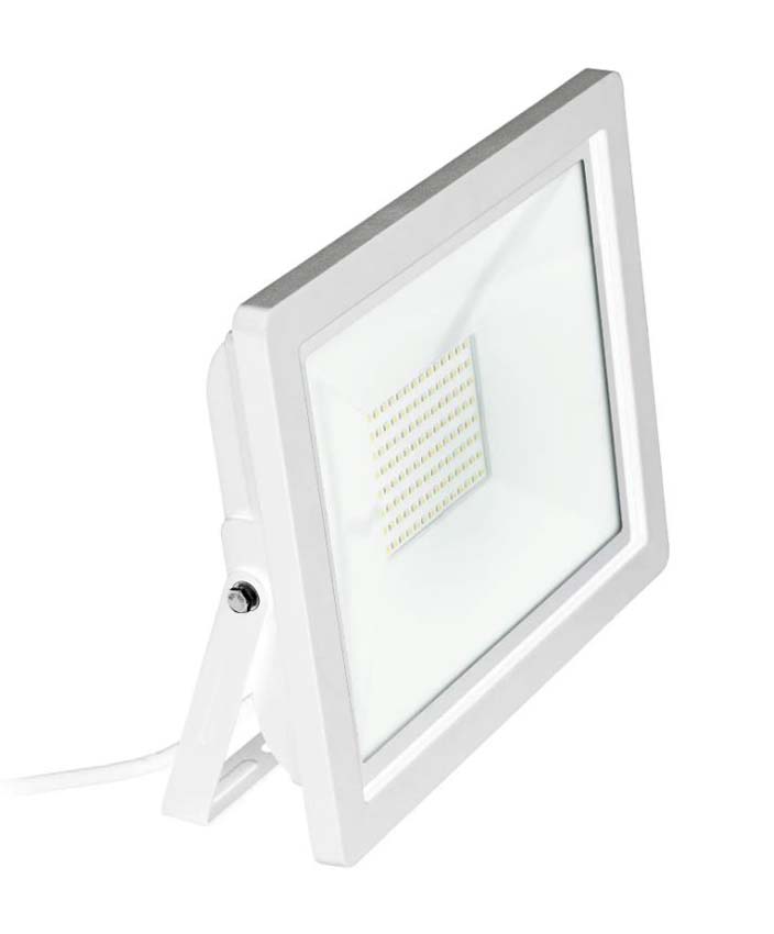 Projecteur - Blanc - 9x4,9x12cm - LED - 1x10W - 3000K - 1000lm - IP65