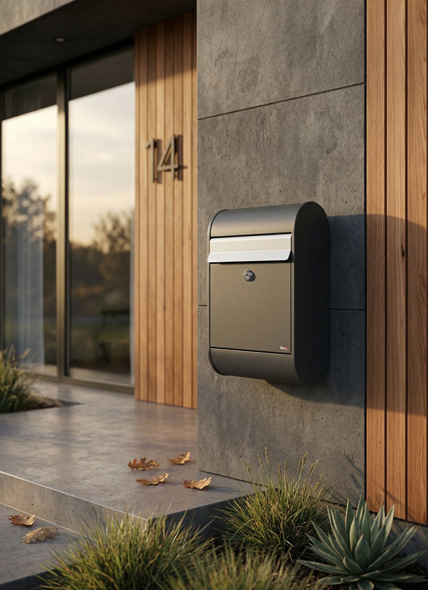 Brievenbus Arya antraciet