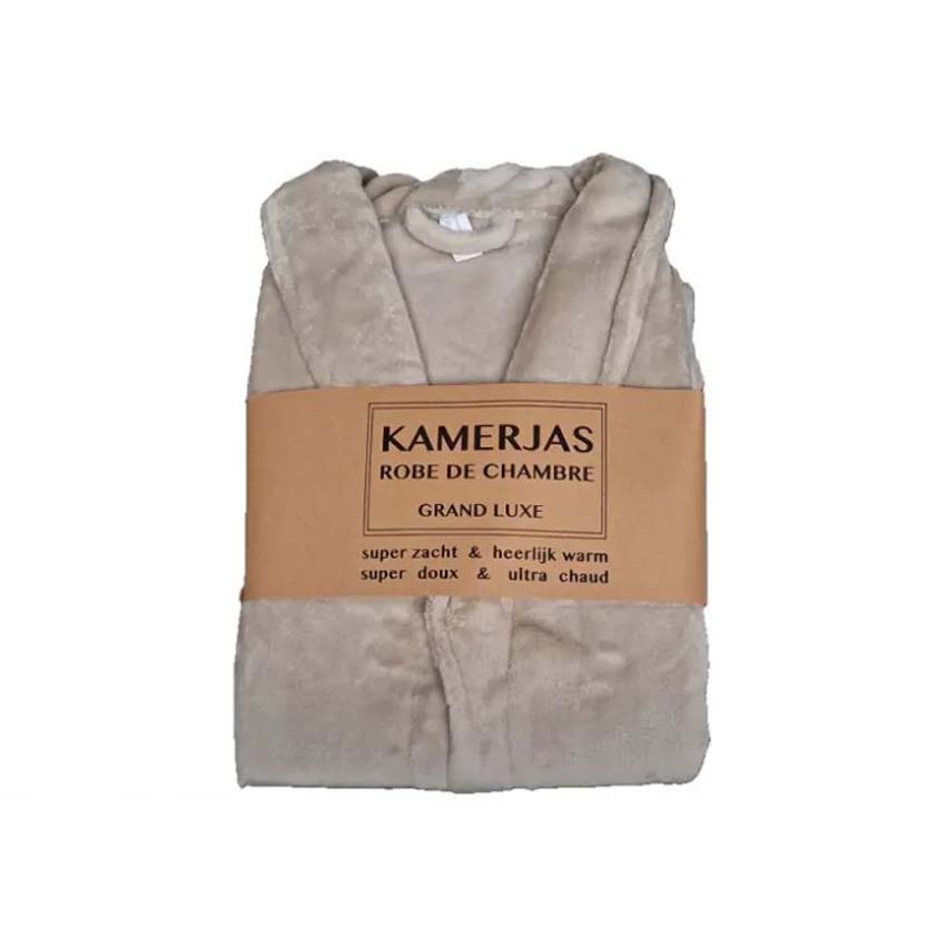Kamerjas microvezel beige XL