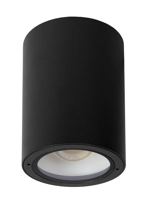 Plafondlamp buiten - zwart - Ø10,8cm - E27 - 40W - IP54