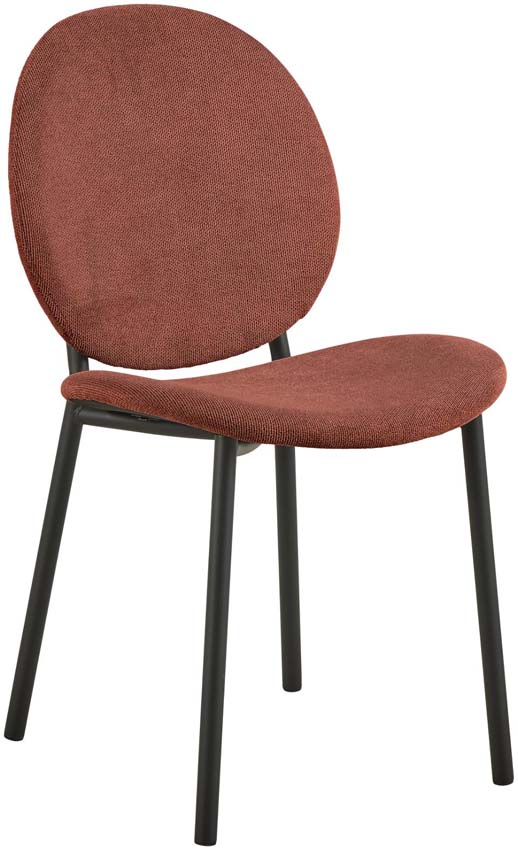 Chaise de salle à manger Richard terracotta