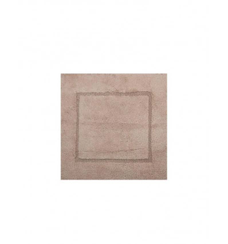 Tapis de bain Cosibel en coton rose 60x60cm