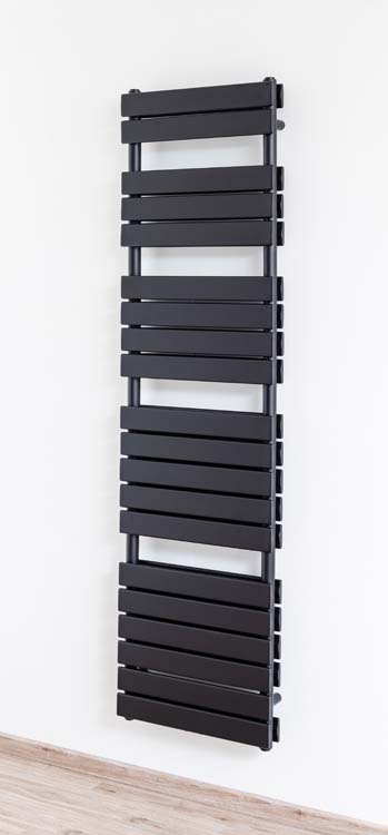Handdoekradiator Dex dubbel 183,6x50cm zwart 1594Watt
