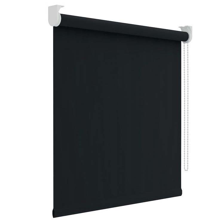 Rolgordijn verduisterend zwart 100x250cm