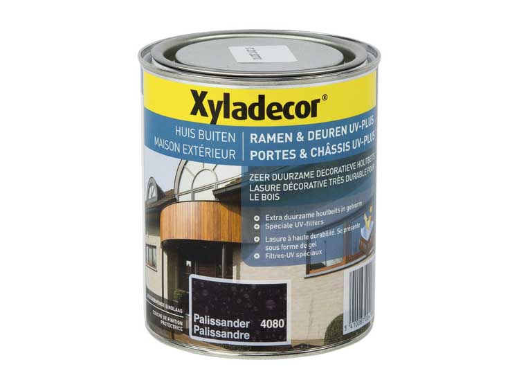 Xyladecor lasure portes & châssis UV-plus 0,75l palissandre