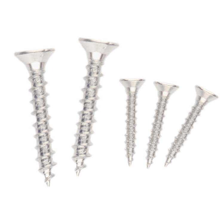 Set de vis pour serrure AGB blanc