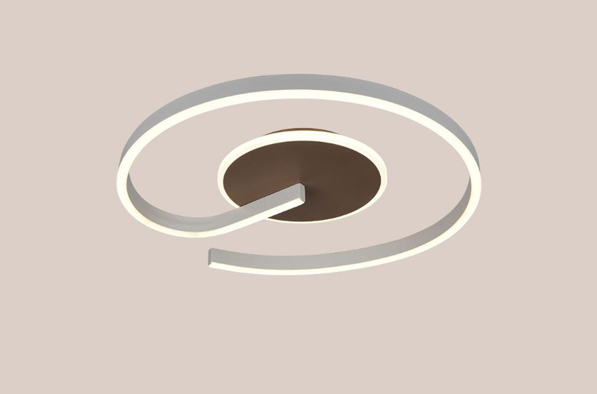 Plafondlamp - koffie - Ø50cm - dimbaar - LED - 1x21W - 2300/3000/4000K