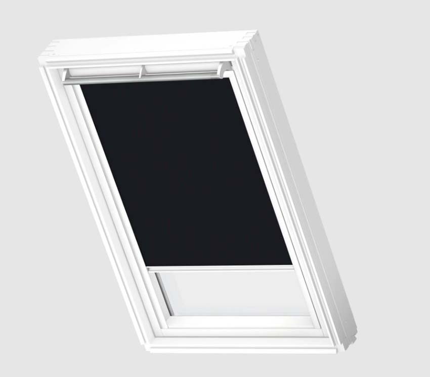 Store enrouleur Velux occultant à commande manuelle noir CK02 3009SWL