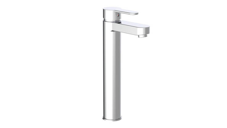 Wastafelkraan Egon chroom verhoogd