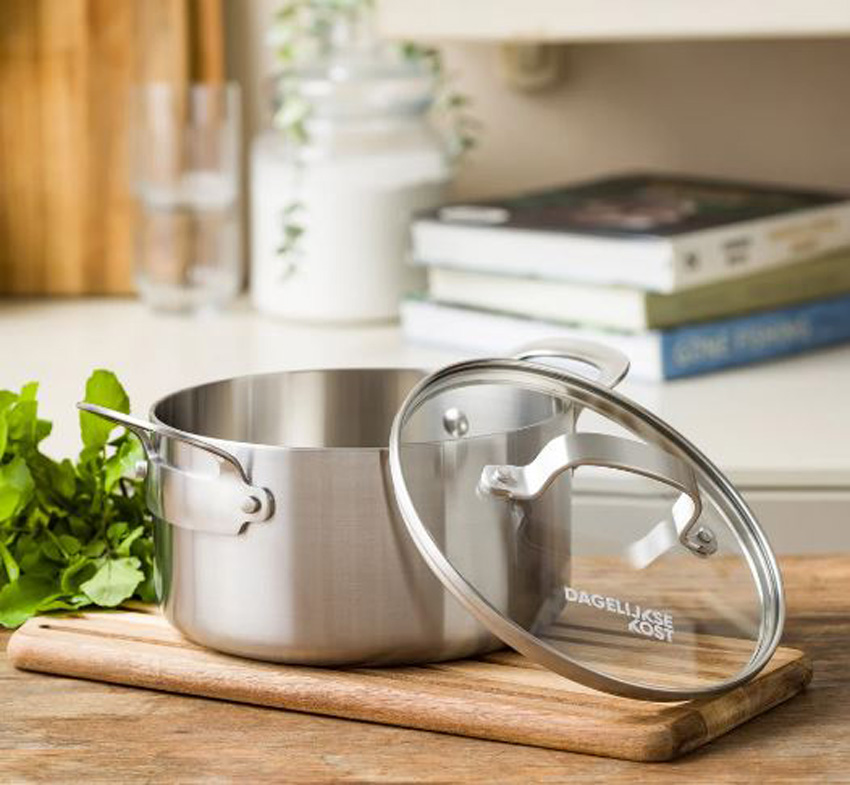 Kookpot met deksel Dagelijkse Kost Proline Ø18cm PFAS-vrij