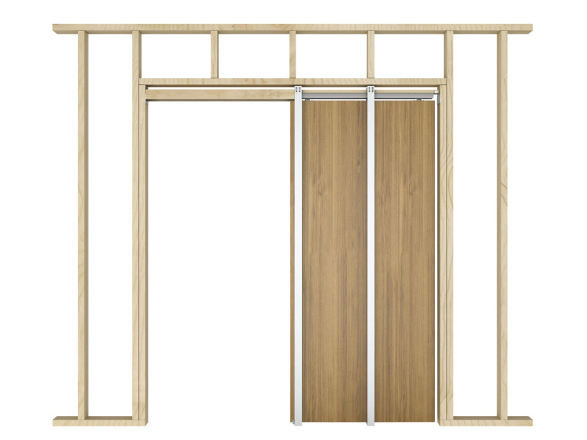 Schuifdeursysteem inbouw met softclose