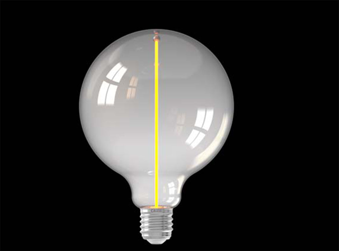 Lampe LED - Titane - Ø12,5x17,6cm - Dimmable - E27 - 1x3,4W - 90lm - 1800K - 1 pièce