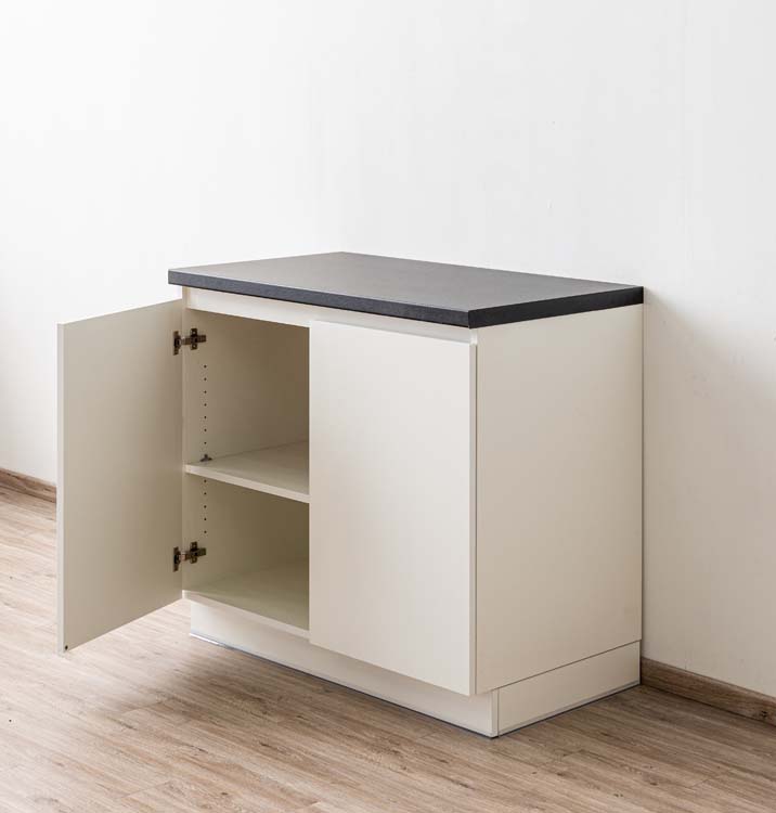 Armoire de cuisine Plenti meuble bas blanc 100x78cm