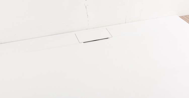 Douchebak Myo SMC mat wit leisteenlook 180x90cm