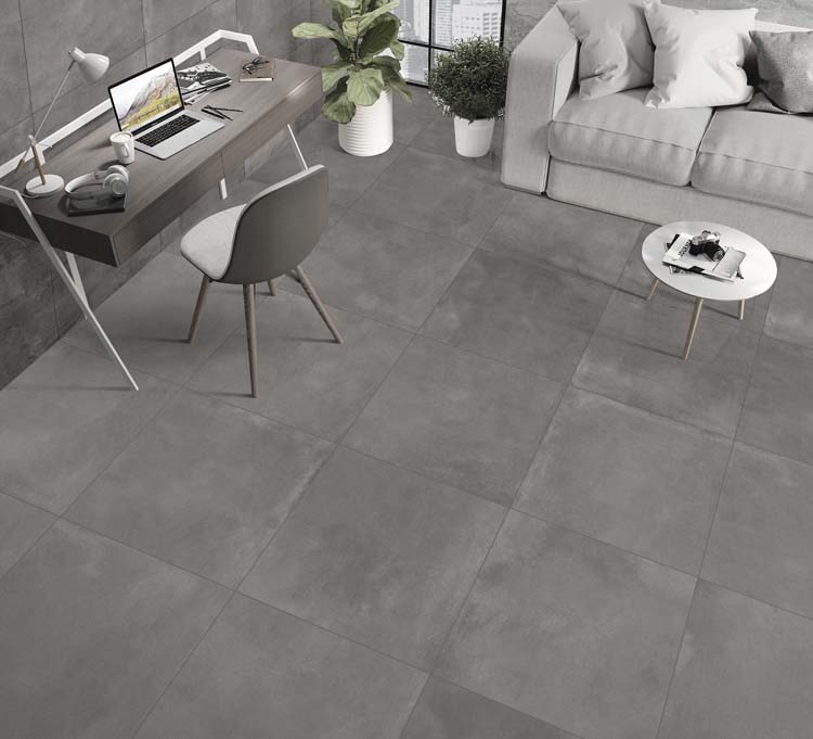 Échantillon carrelage de sol et mural Lexi gris