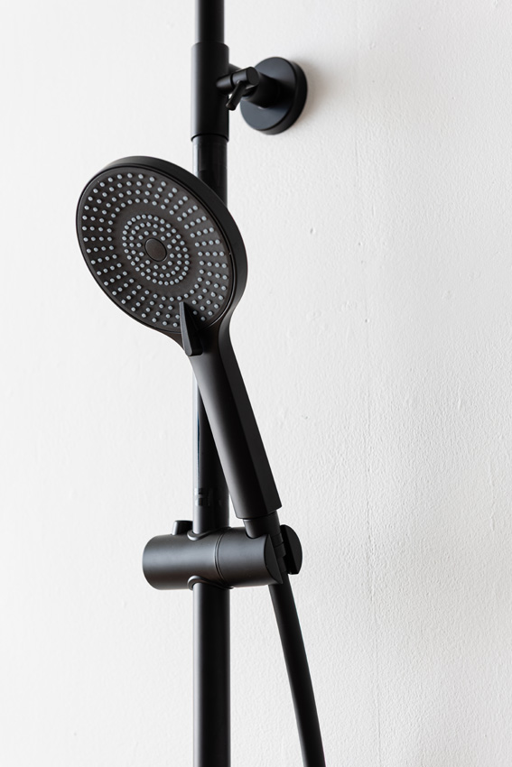 Colonne de baignoire et douche Hoax thermostatique noir mat