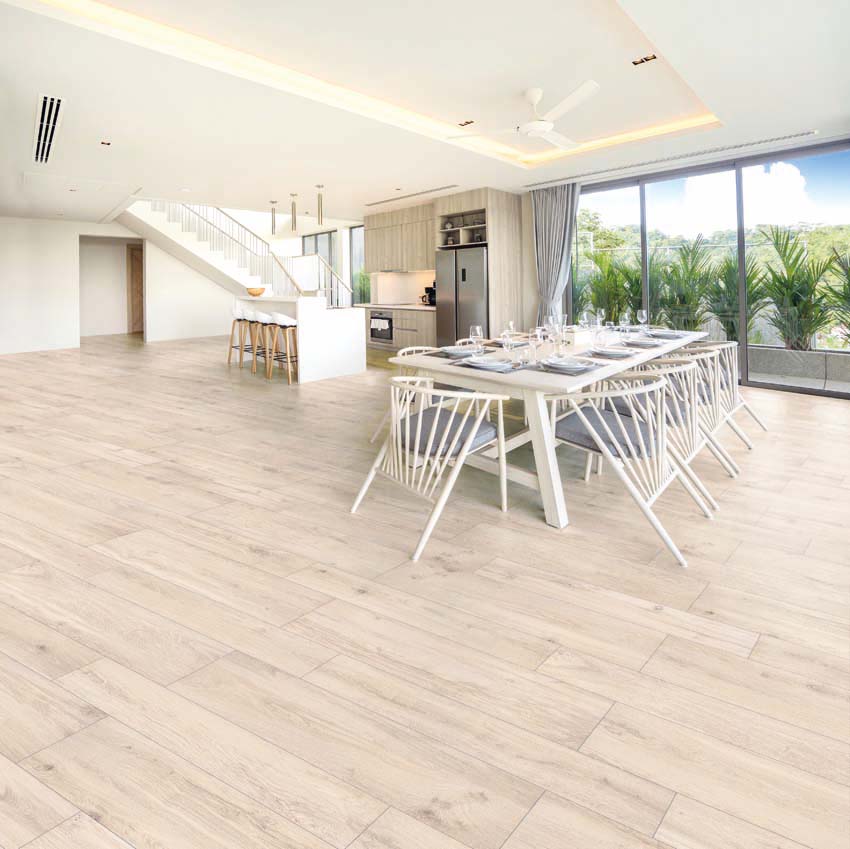 Carrelage imitation parquet Mona aspect chêne 20x120cm