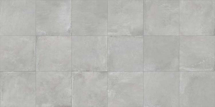 Carrelage de sol et mural Atlas gris béton 60x60cm